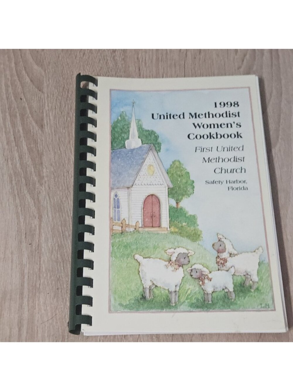 1998 United Methodist Women's Cookbook Safety Harbor Fl Spiral Bound